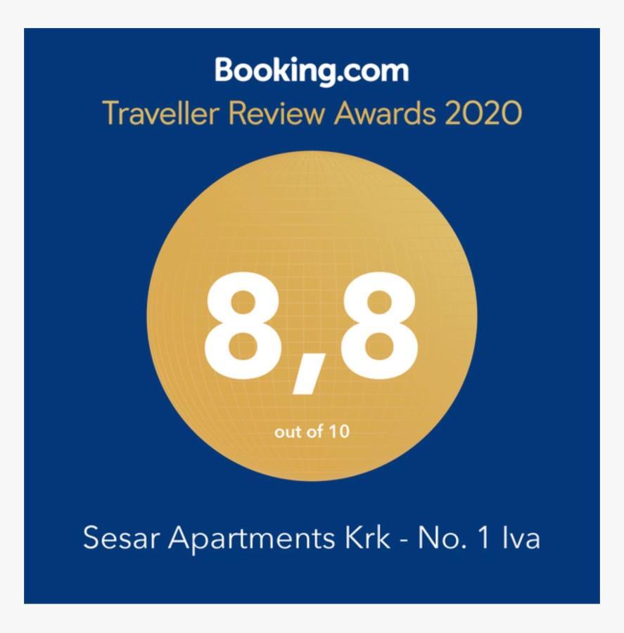 קרק Sesar Apartments Krk - No. 1 Iva מראה חיצוני תמונה